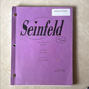 Original Seinfeld Script